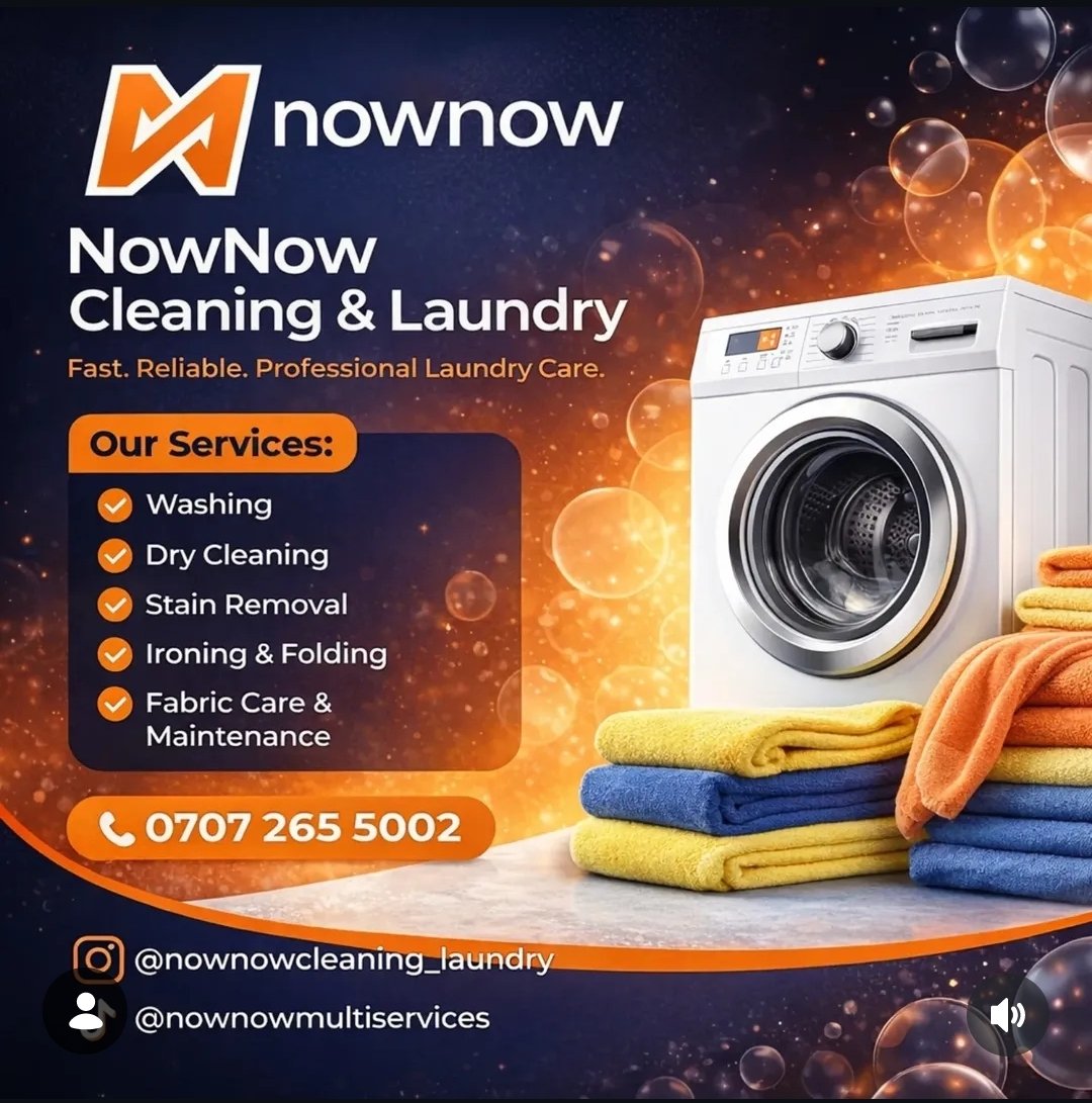 Book an appointment with <a href="/NowNow_NG/">Nownow Cleaning and logistics services</a> for your premium cleaning.