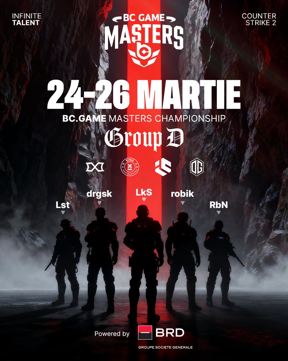infiniteggro's tweet photo. Our academy will play today at @bcgamemasters 🔥
The LAN with a total prizepool of $50,000!
#WeINFINITE #INFINITExBRD https://t.co/bWW6sLsNMk