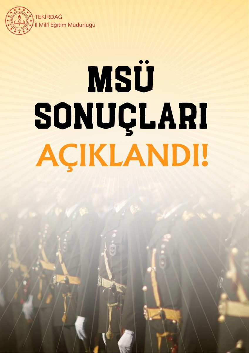 Tekirdağ İl Millî Eğitim Müdürlüğü tweet media