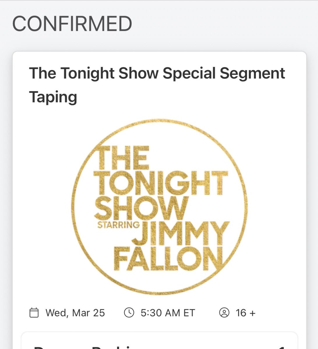 oohdaya's tweet photo. I got a ticket for jimmy Fallon ( bts )  if someone got one and wants to meet up with me plssss let me know , im going alone 🥲🥲 https://t.co/6NPL6iSzDp