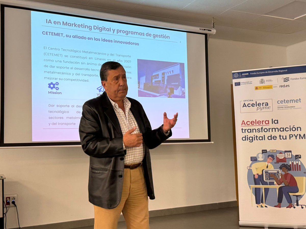 cetemet's tweet photo. El pasado 19 de marzo celebramos en Montilla una jornada presencial de nuestra Oficina @Acelerapyme en Córdoba, impulsada por @redpuntoes , junto al CADE Montilla. Hablamos sobre #KitDigital, IA aplicada a pymes, marketing digital, gestión y facturación electrónica. https://t.co/3D1a2m9JFE