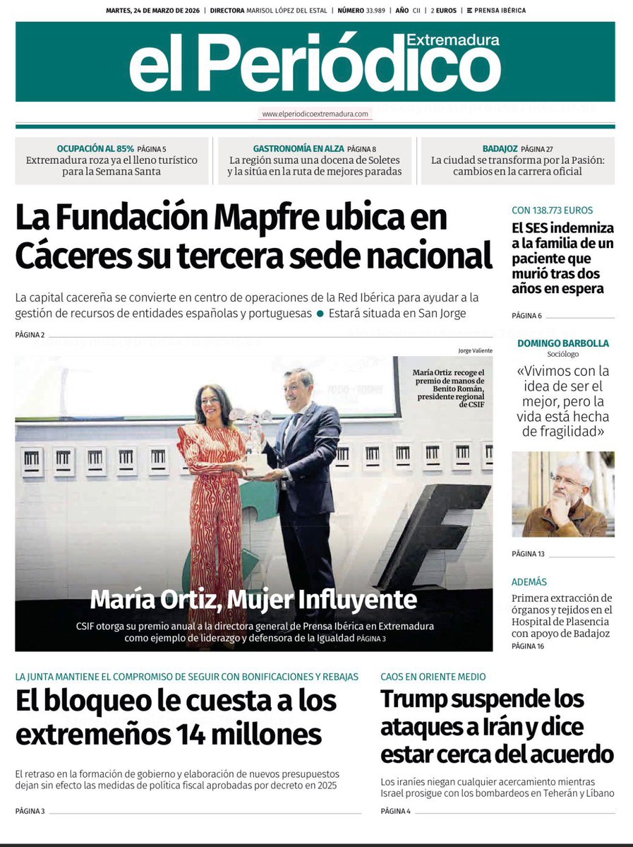 CSIF Extremadura tweet media