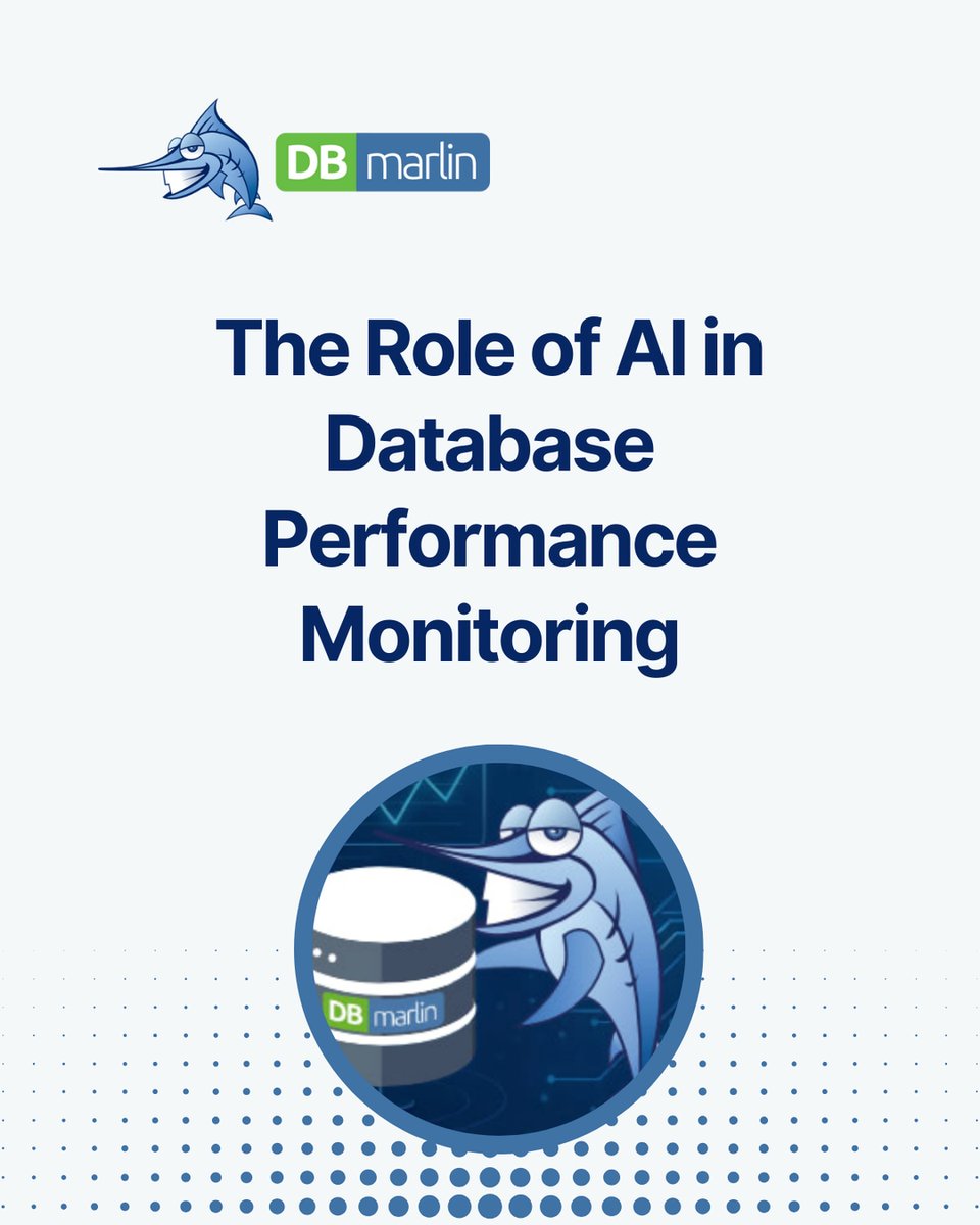 Blog: The Role of AI in Database Performance Monitoring 🔍

AI can speed things up. If a query starts to behave differently, or if a plan changes after a schema update, the system flags what’s changed and helps you focus your investigation faster.

dbmarlin.com/blog/2025-11-2…