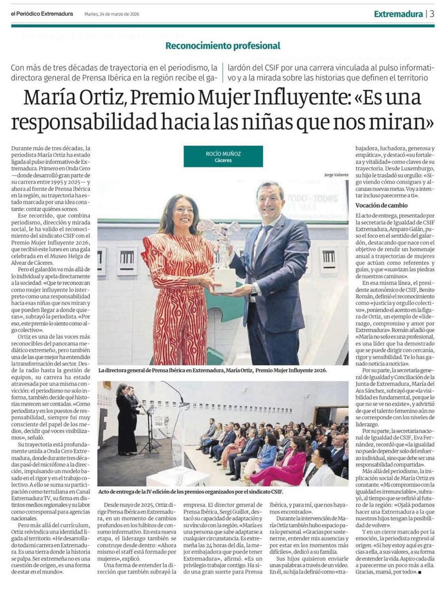 CSIF Extremadura tweet media