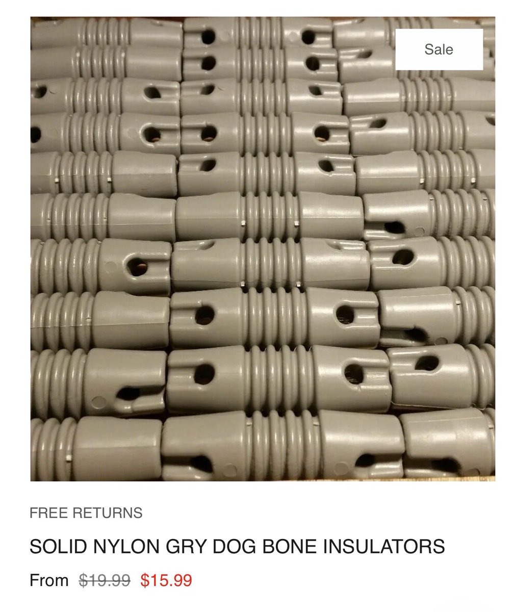 #hamradio #AmateurRadio #antenna #CQ #ARRL #SOTA #POTA #MadeInAmerica FREE SHIPPING. Get Your insulators and custom antennas and antenna kits. dipolesusa.com/insulators