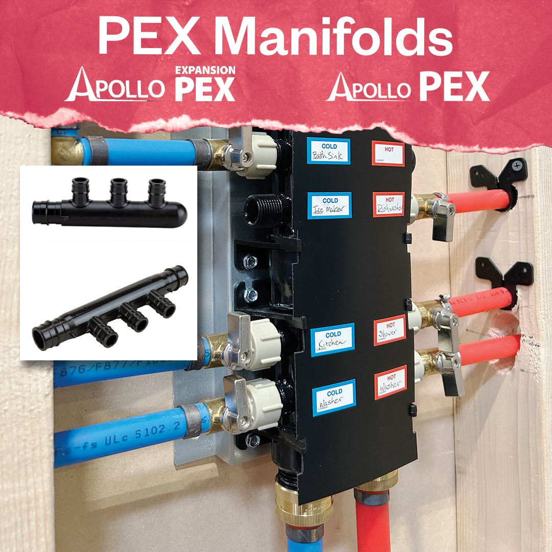 ApolloByTMG's tweet image. We have PEX-A &amp;amp; PEX-B manifolds! We carry poly alloy open and closed manifolds and brass valve manifold systems. #ApolloPEX #PEXA #MosackGroup