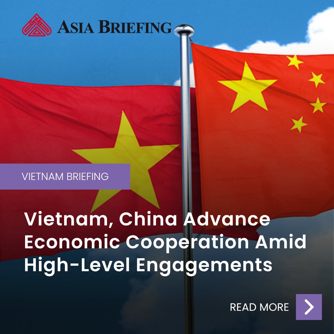 AsiaBriefing's tweet image. #VietnamChinaTrade remains a core pillar, with integrated #SupplyChains and growing turnover. Focus is on expanding #MarketAccess and improving logistics via smart borders and cooperation zones.

Monitor opportunities closely ⤵️
ow.ly/n0p950YxqlP
