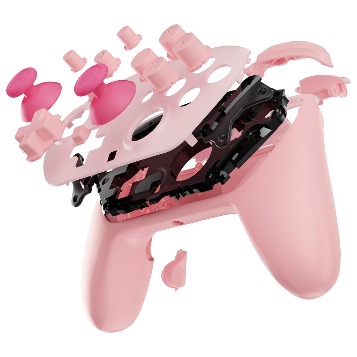 ExtremeRate's tweet photo. 🎮💗Your controller ,but make it cute! 

Upgrade your Nintendo Switch 2 pro controller with this Puffy Pink replacement shell and turn your setup into a dreamy gaming aesthetic. https://t.co/YbIK3YbcPj

#Switch2 #NS2Pro #NintendoSwitch2 #CozyGaming #GamerGirl #CustomController https://t.co/x2dlRFtS64