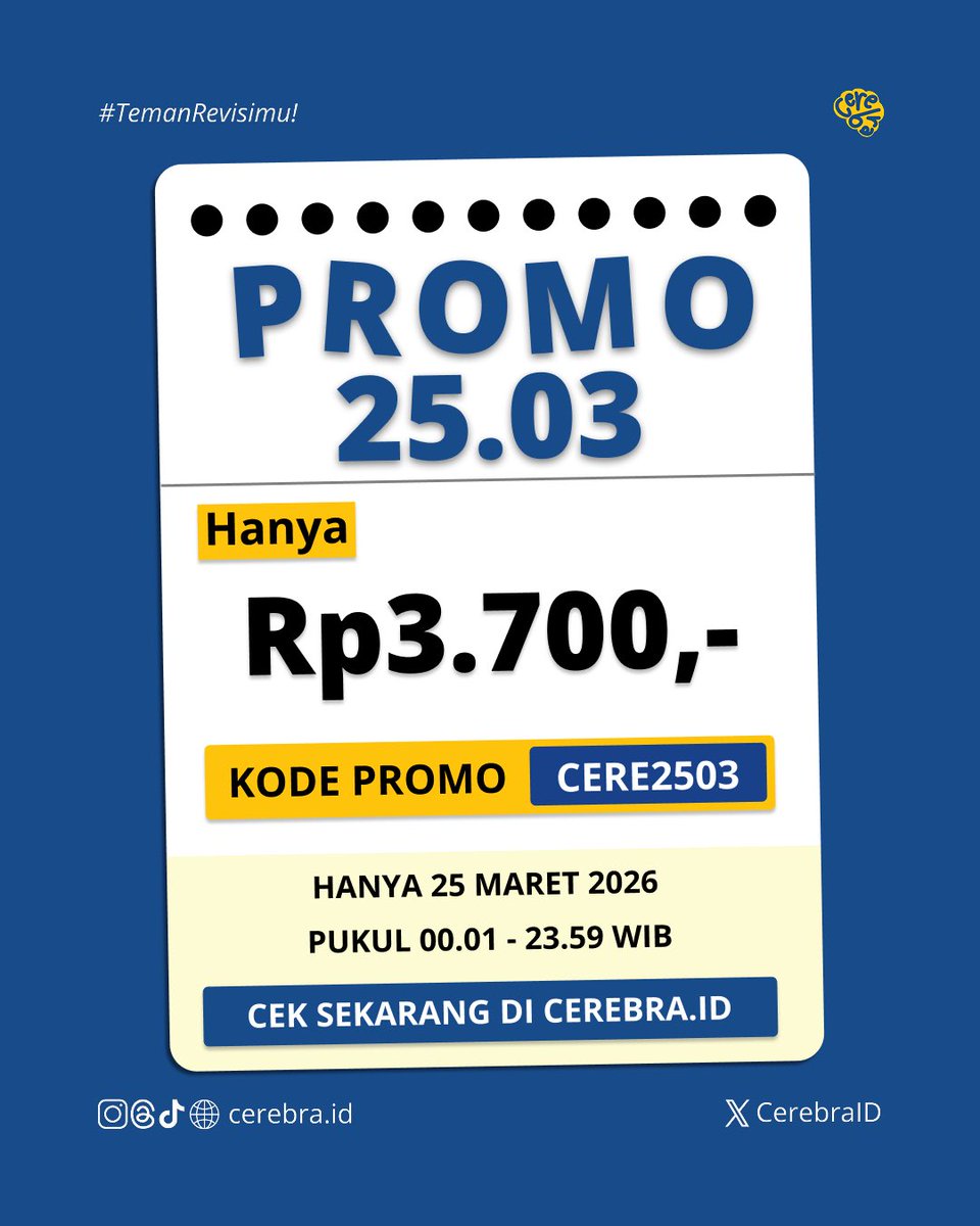 CEREBRA.ID | Cek Turnitin Otomatis 24 Jam No Repo tweet media