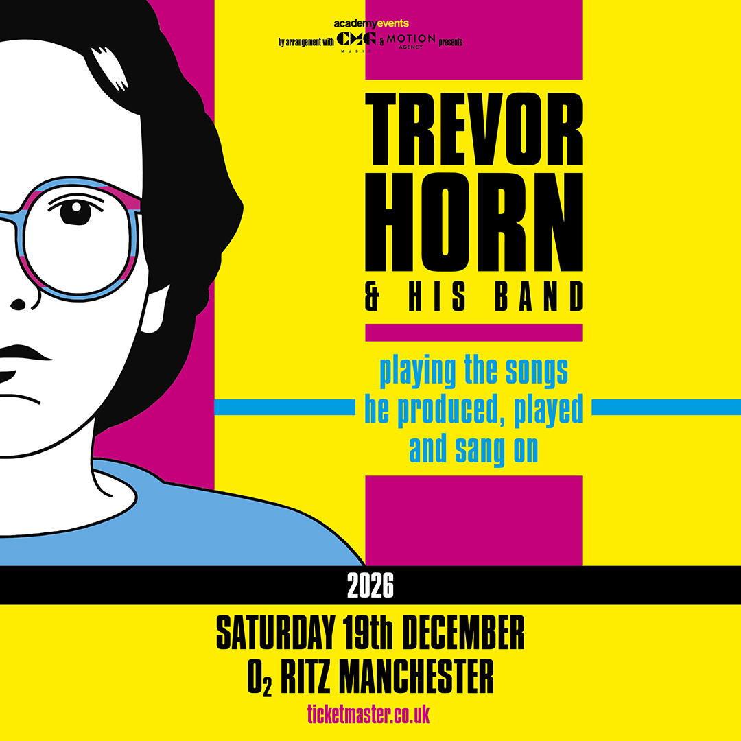 O2RitzManc's tweet image. NEW: Trevor Horn and his band head to #O2RitzManchester on Sat 19 Dec, playing all the songs he produced, played and sang on. 🙌

Priority members get first access to tickets from 10am Wed 25 Mar via: amg-venues.com/7VAf50YxWy8