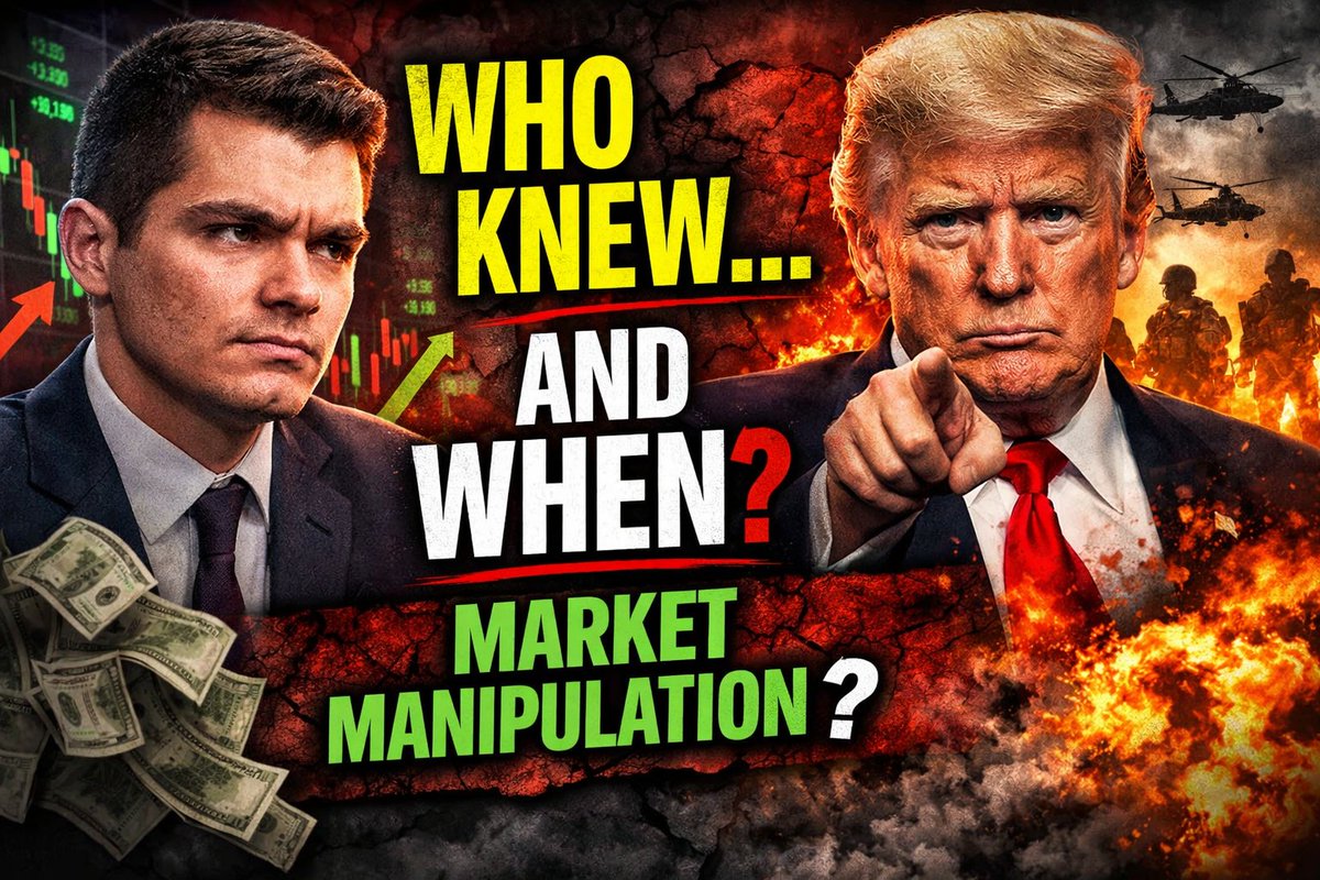 ChrisWickNews's tweet image. 🚨 THEY KNEW BEFORE YOU 🚨

The war stopped… just like that.

So who got the signal early?

Because in markets — early = profit.

If true… this changes everything.

Read this 👇
 chriswicknews.com/the-question-t…

#MarketManipulation #Trump #ChrisWickNews