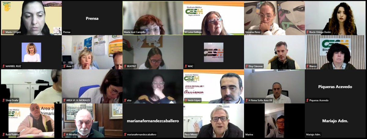 ⏺️Estamos en reunión de #EquipoCESM🟢🟠para hacer seguimiento de los temas pendientes, puntos tratados en reunión de Mesa Sectorial #Sanidad y movilizaciones #NoAlBorradorEstatutoMarco #HuelgaMédica