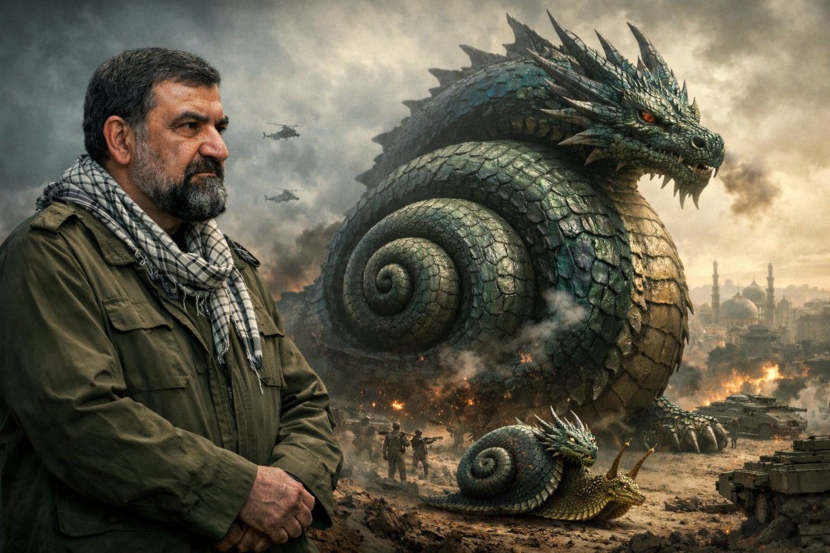 محسن رضایی مشاور مجتبی:
«نقشه ما در جنگ مثل اژدهایی است که حلزونی حرکت می‌کند و آرام‌آرام دامنه حرکاتش وسیع‌تر می‌شود و میدان‌های بیشتری را تحت کنترل خود درمی‌آورد»