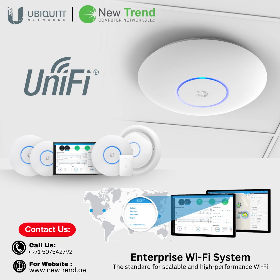newtrendCN's tweet photo. Ubiquiti UniFi delivers scalable enterprise Wi‑Fi networking with powerful hardware, intuitive centralized management

For more information,
Visit:https://t.co/j3H9PoUg3V
Live chat: +971 507542792

#Ubiquiti #UniFi #WiFiNetworking #EnterpriseWiFi #NetworkSolutions #SmartNetwork https://t.co/ZKQ47BC0uu