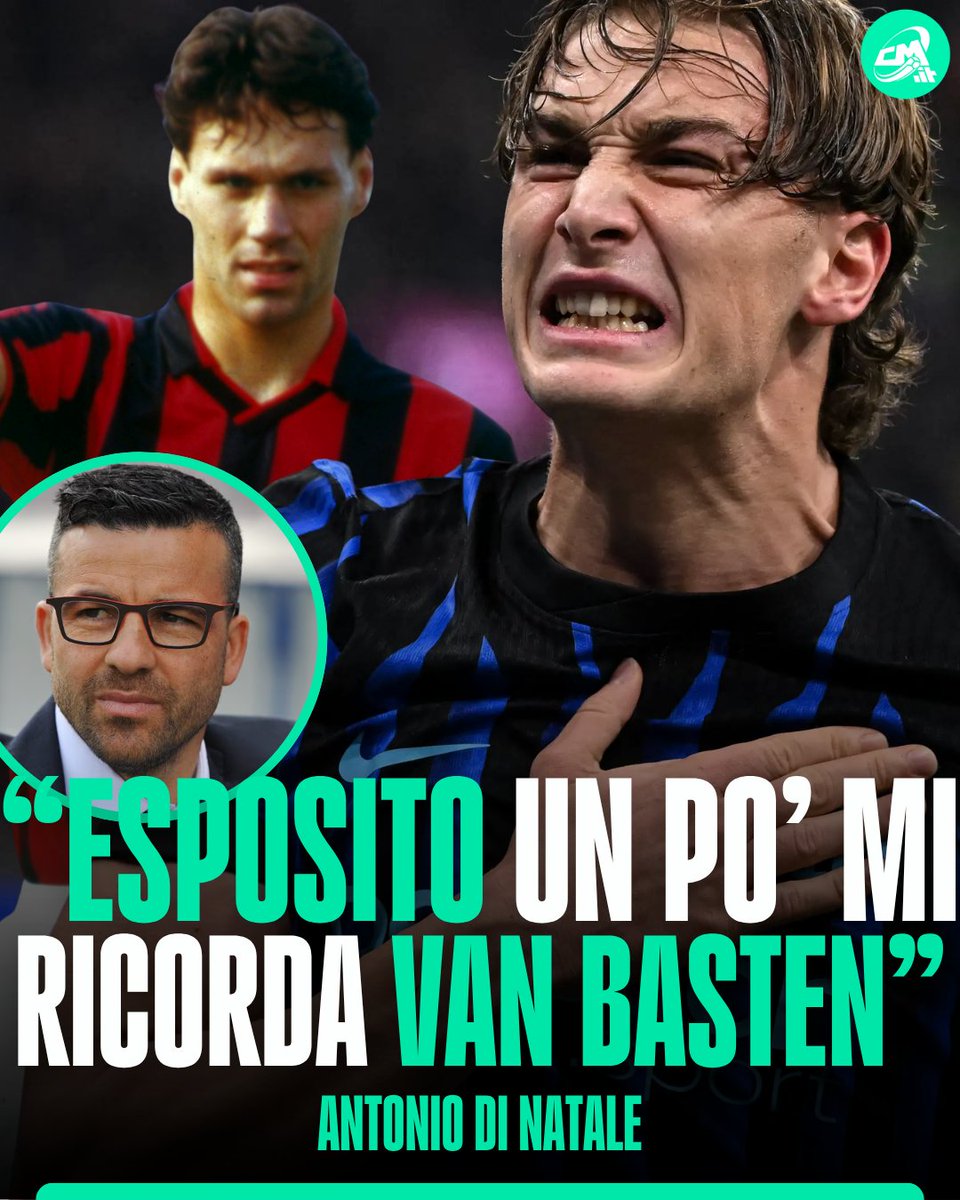 calciomercatoit's tweet image. "Pio #Esposito per me è diverso da Luca Toni. Per i movimenti che fa, e lo dico con grande rispetto, mi ricorda un po' Marco van Basten"

- Antonio Di Natale a La Gazzetta dello Sport