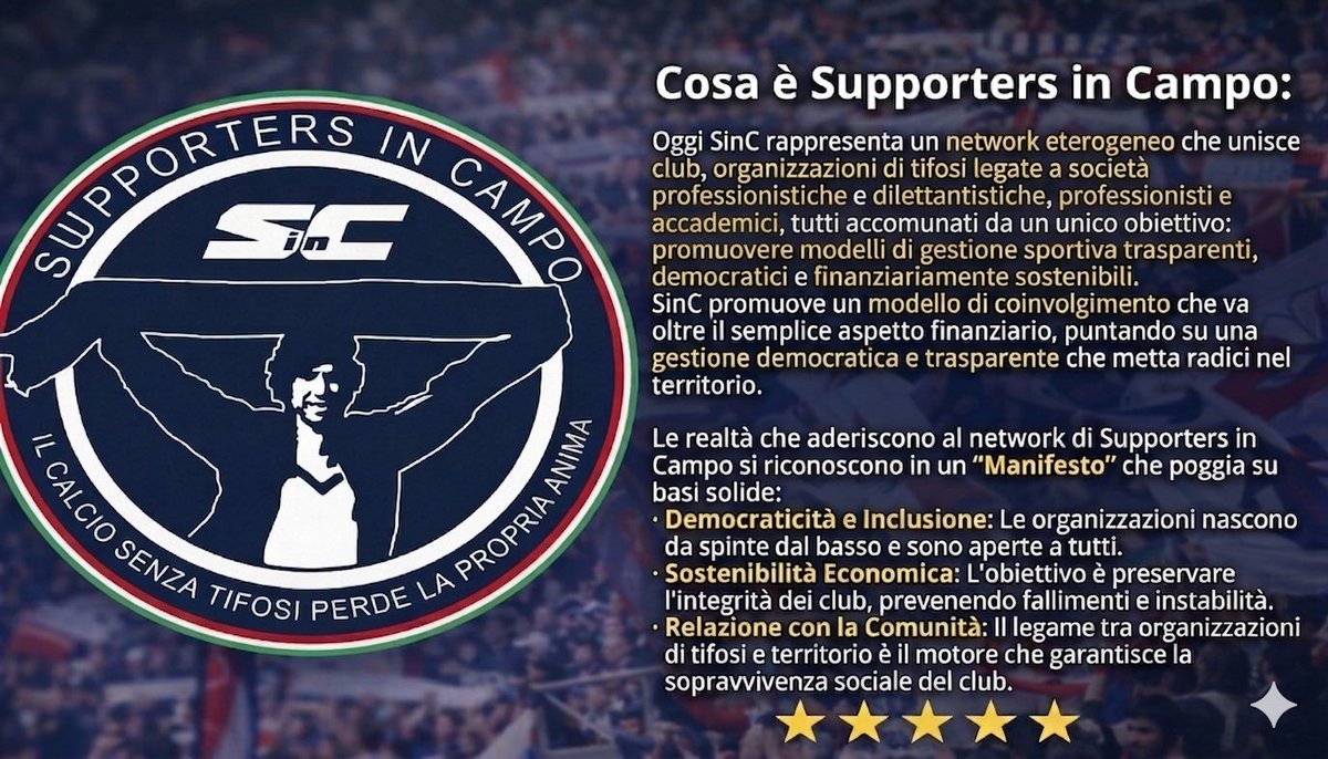 🔎 𝐒𝐮𝐩𝐩𝐨𝐫𝐭𝐞𝐫𝐬 𝐢𝐧 𝐂𝐚𝐦𝐩𝐨: 𝐩𝐚𝐫𝐭𝐞𝐜𝐢𝐩𝐚𝐳𝐢𝐨𝐧𝐞 𝐩𝐨𝐩𝐨𝐥𝐚𝐫𝐞 𝐞 𝐠𝐨𝐯𝐞𝐫𝐧𝐚𝐧𝐜𝐞 𝐧𝐞𝐥 𝐜𝐚𝐥𝐜𝐢𝐨

⤵️
communityfootball.it/2026/03/23/sup…

''Il calcio contemporaneo attraversa una fase di profonda trasformazione...