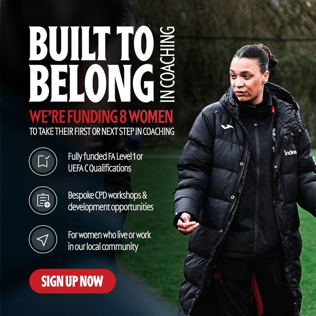 BrentfordFC's tweet photo. We are launching Built to Belong – Coaching Pathways, a pilot programme to support women taking their first or next steps in football coaching

Apply by Friday 27 March ⤵️