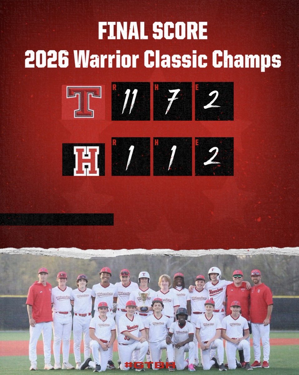 Thompson Warrior Baseball tweet media