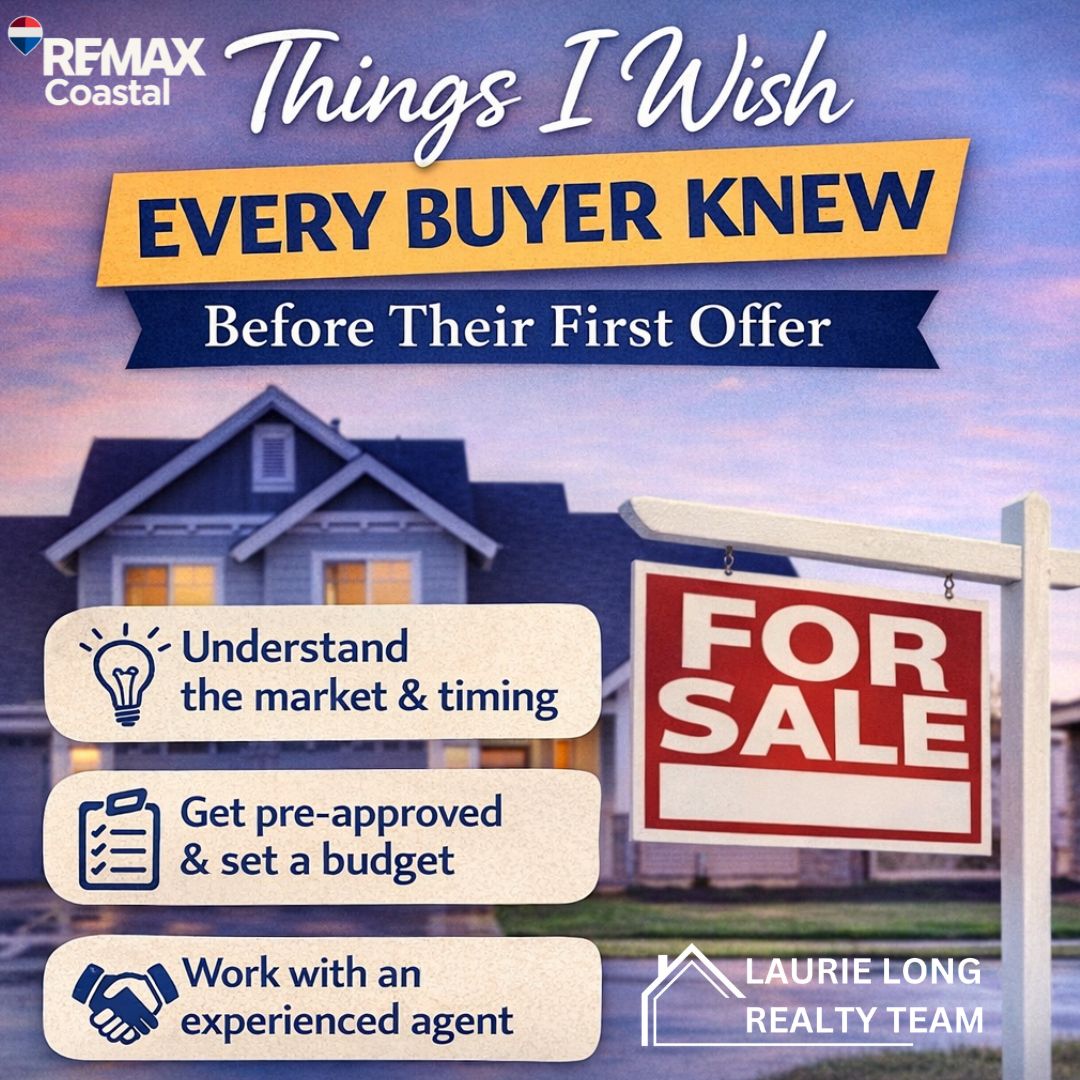 listwithlaurie's tweet image. 🏡 Things every buyer should know before their first offer:
Understand the market, get pre-approved, and work with the right agent.
Laurie Long Realty helps you move forward with confidence.

#LaurieLongRealty #FirstTimeHomeBuyer #HomeBuyingTips #TexasRealEstate #RemaxCoastal