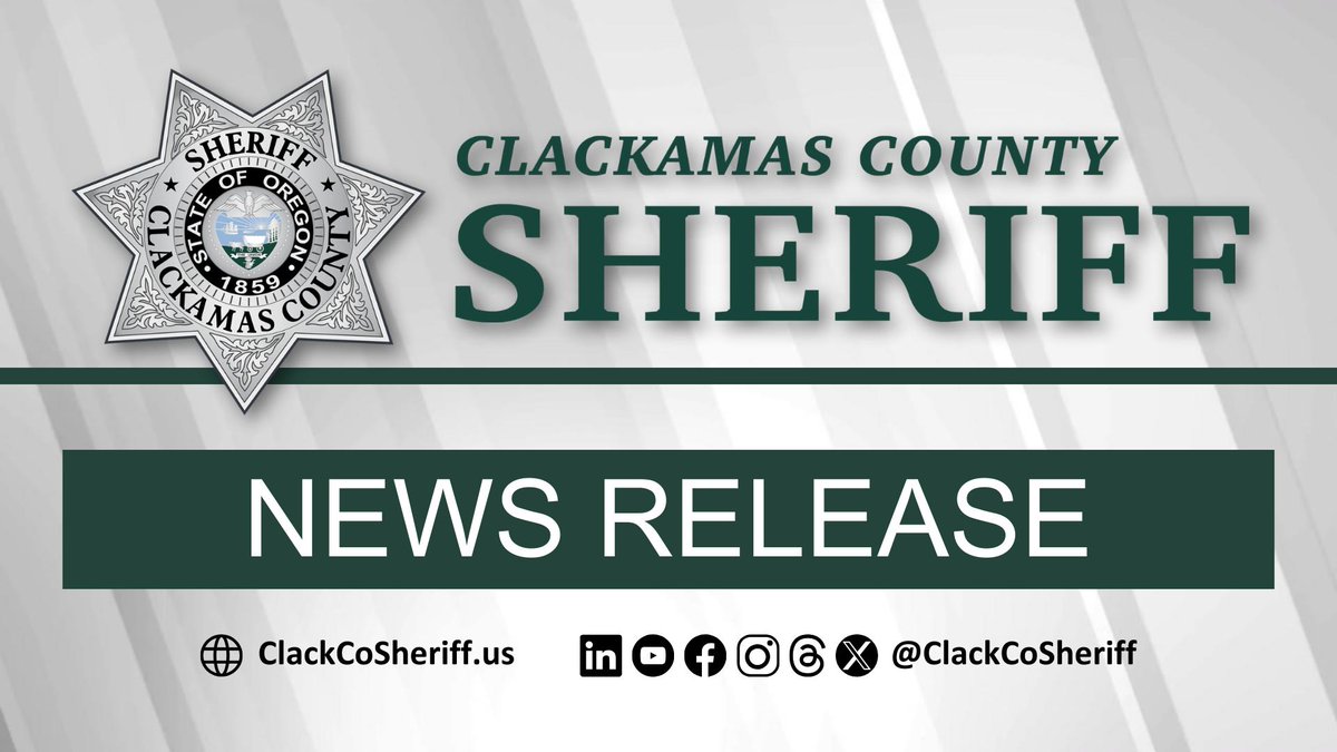 Clackamas Sheriff tweet media