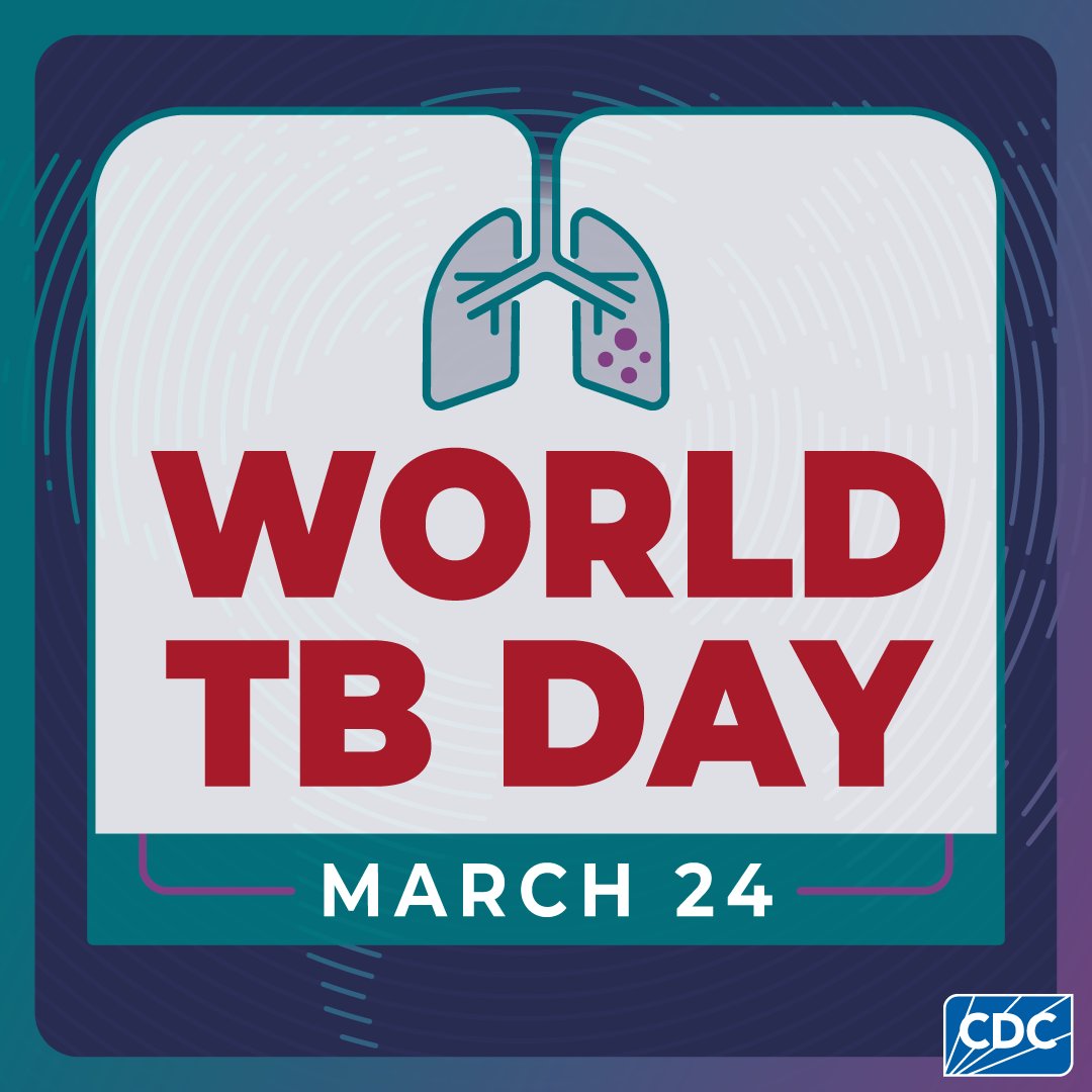 March 24 is #WorldTBDay - a day to learn about the impact of #TB in Virginia and around the world. Learn about TB and how it might impact you or your community.  Learn more at ow.ly/mZMO50Yy7eO