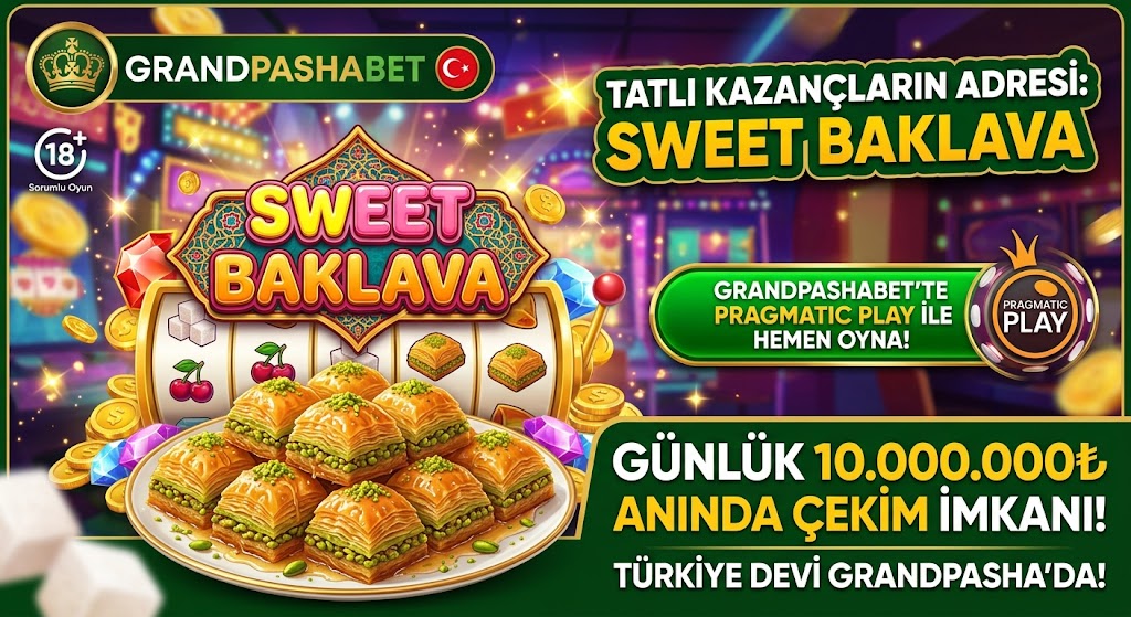 iptalkkkkk's tweet photo. 🎰 Grandpashabet'e yeni slot oyunu geldi! #Grandpashabet Sweet Baklava 🍭En güncel resmi giriş adresi ile hemen oyna, hemen kazan! Hoş geldin bonusu + yeni slot heyecanı bir arada 

🔥 Güncel link: https://t.co/SlVQ1sCfVX 

Sorumlu oynayın | +18 https://t.co/7Sw90tl9lH