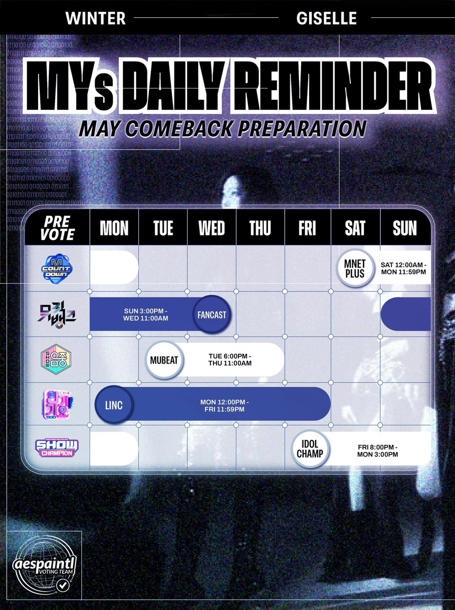 AESPA VOTING TEAM tweet media