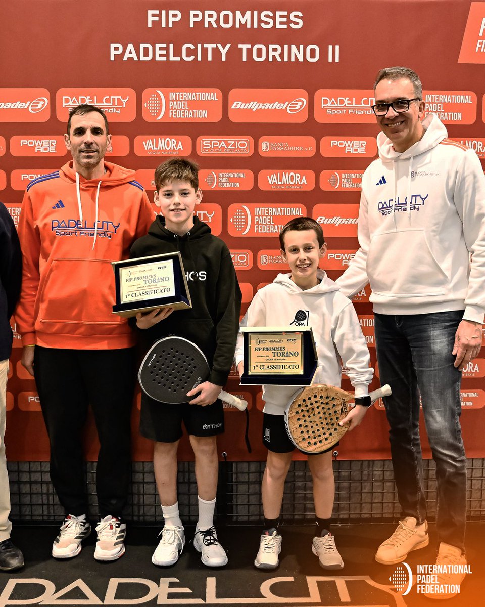 padelfip's tweet photo. This weekend’s Promises FIP Tour showcases the future stars of world padel. From the courts of Turin to the lights of Hong Kong, the Promises tournaments have delivered spectacular action, determination and shots worthy of true champions! 🌍✨

#FIPPromisesTour2026 #PadelFIP https://t.co/5Yv05t23R8