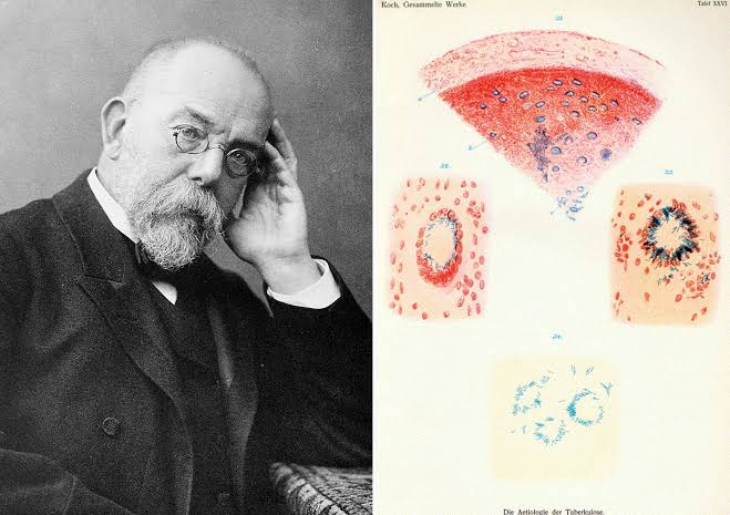 sayan_dey's tweet photo. #ThisDayInHistory Post 2056:

24 March 1882 (144 years ago): Robert Koch announced the discovery of Mycobacterium tuberculosis, the bacterium responsible for tuberculosis.

[1]

#History #OnThisDay #OTD #RobertKoch #MycobacteriumTuberculosis #Tuberculosis https://t.co/ujomajgo9h