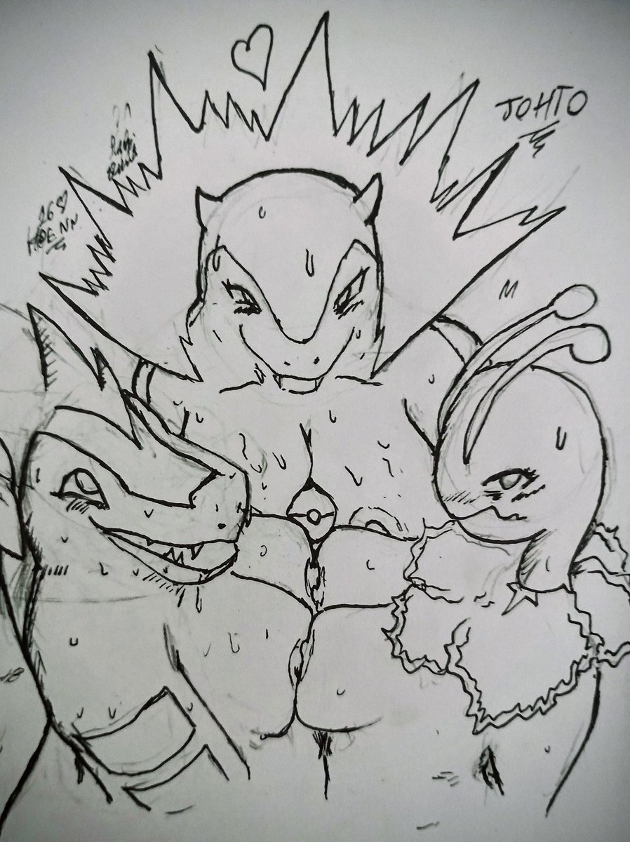 Pokémon Iniciais (Johto)
Starter Pokémon 
16💟 => Hoenn 
#pokemonnsfw #johto