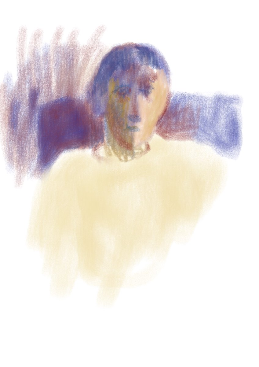 lifelines21's tweet photo. Switching to another brush requires different approach.. I find it hard to adjust with this switching in short time 
#procreate https://t.co/vytT2N210v