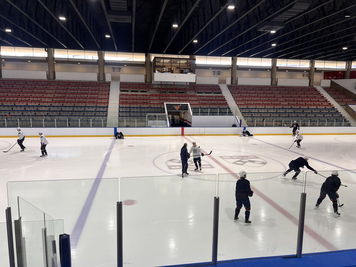BobbyMacSports's tweet image. Morning skate at the @Penn Class of 1923 arena. #CBJ