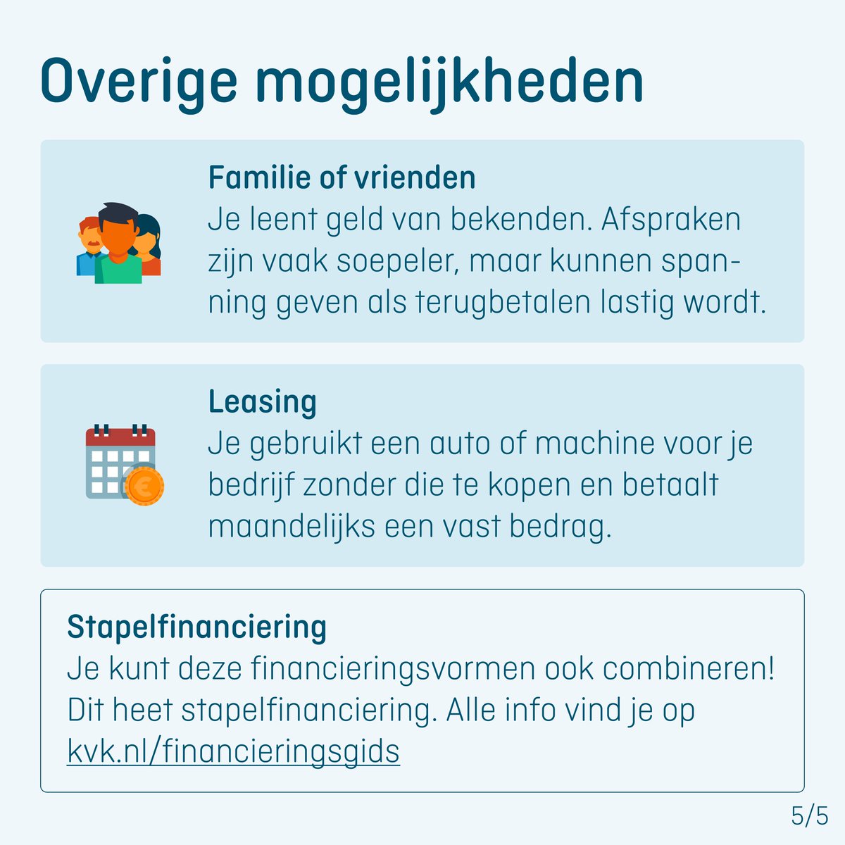 KVK_NL's tweet photo. Welke financieringsvorm past bij jouw plannen?
Ontdek opties van lening tot investeerders en alternatieve financiering.