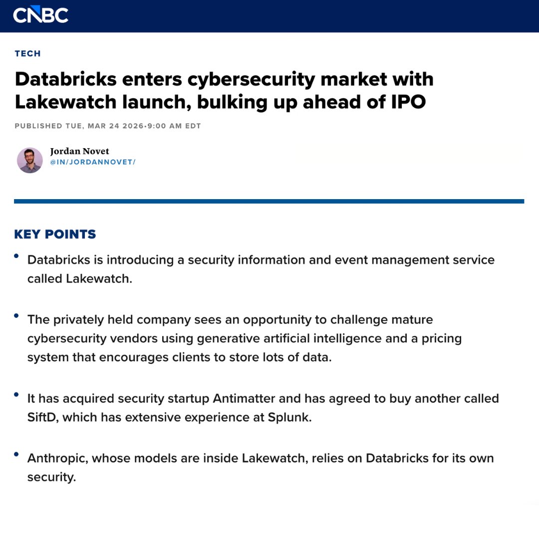 Databricks tweet media