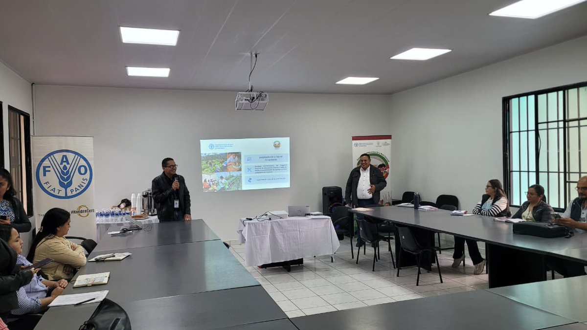 FAOHonduras's tweet photo. 📍Copán
Socialización de resultados del proyecto de #HuertosEscolaresPedagógicos y entrega de #CajadeHerramientas a autoridades municipales y departamentales de educación 
🌱📚 Un paso más hacia escuelas más sostenibles y comunidades fortalecidas. 🤝 https://t.co/XJmDhrSgJu