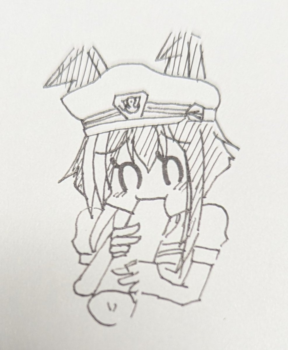 久しぶりに肩の力がフルに抜けてらくがき祭りです。シュヴァルグランを描いて過ごしていました。そろそろ寝ます。 