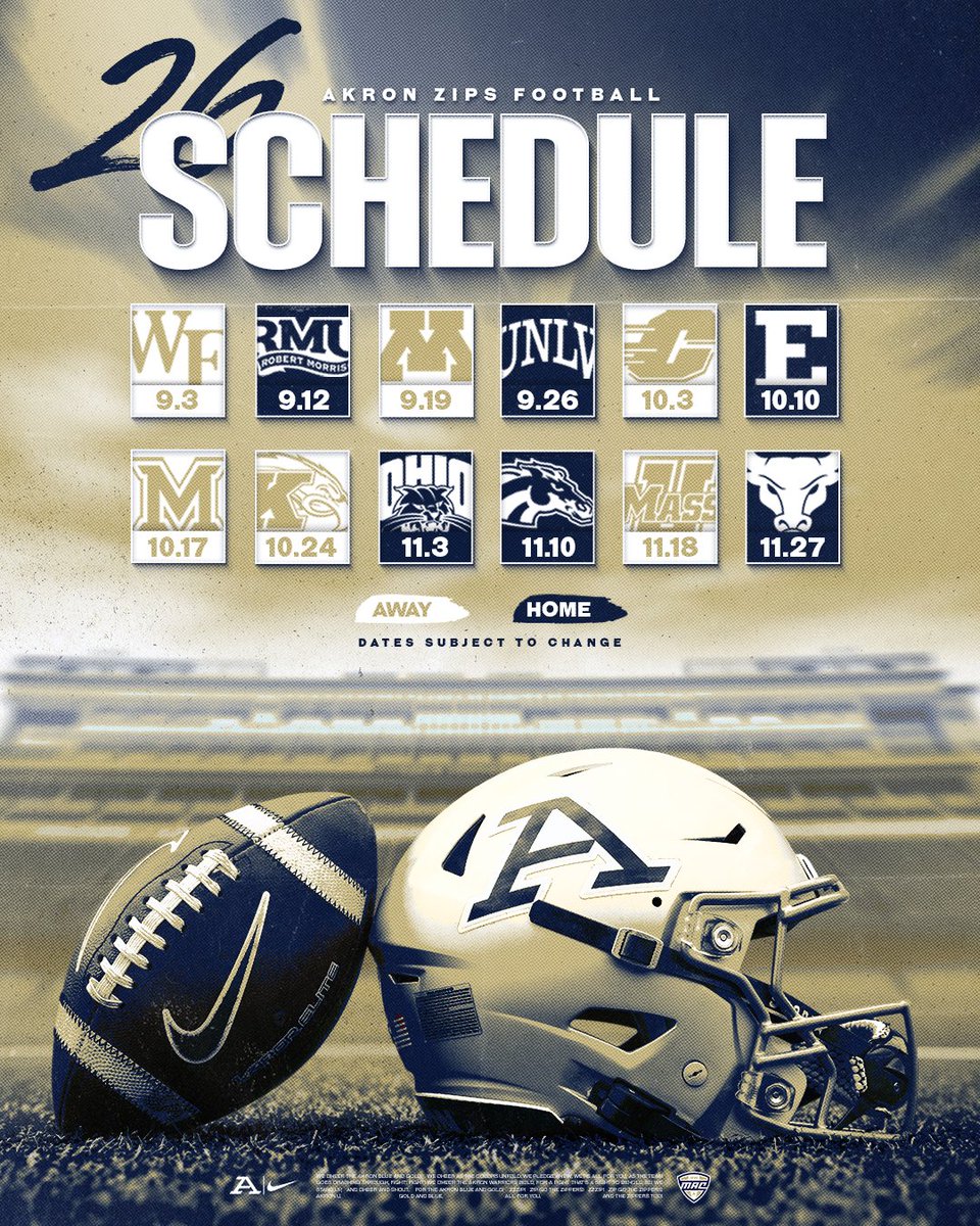 Akron Football tweet media