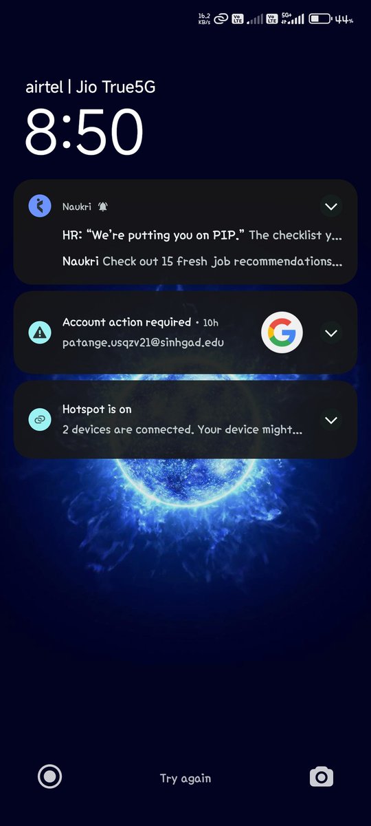 iamrexaop's tweet photo. @Naukri Please stop this notifications🙂😰 https://t.co/RHni0spUin