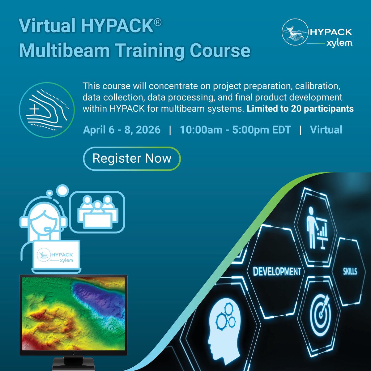 HYPACK's tweet photo. 𝗛𝗬𝗣𝗔𝗖𝗞 𝗩𝗶𝗿𝘁𝘂𝗮𝗹 𝗠𝘂𝗹𝘁𝗶𝗯𝗲𝗮𝗺 𝗧𝗿𝗮𝗶𝗻𝗶𝗻𝗴! Take advantage of expert training from the comfort of your own space!

𝗥𝗲𝗴𝗶𝘀𝘁𝗲𝗿 𝗛𝗲𝗿𝗲 https://t.co/7RUqP1Sk4s..

#hypack #hysweep #multibeam #hypack2026 #software #data #survey #training https://t.co/F2Be1mzJcz