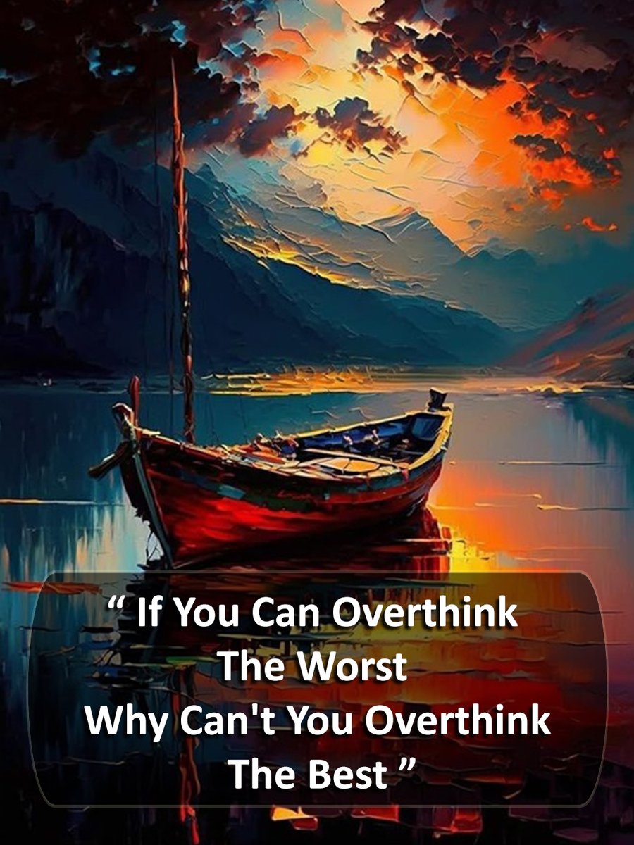 charlivlb's tweet photo. If You Can Overthink The Worst Why Can't You Overthink The Best...!
#quote #quotes #think #overthink #worst #best #worstquote #bestquote https://t.co/S52Nn8Ins7