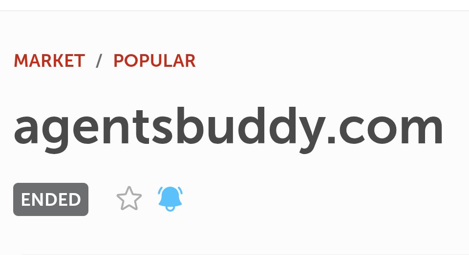 Buddy is coming to me sooner. 

AgentsBuddy(.com)

#namecheap #domain