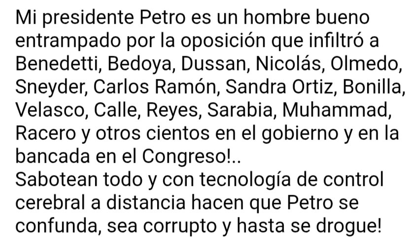 no es que mi Presidente Petro diga que Contraloría y Banrep tengan que hacerle caso. Como él ha explicado tienen que hacerle caso es al pueblo! Y como el pueblo eligió a Petro, pues entonces deben hacerle caso a él! Es muy diferente!
#lacasadelosfamososcol3