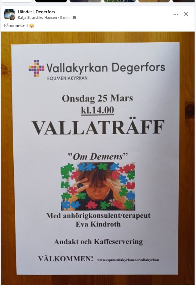 Påminnelse kom nog väl till pass i detta ämne.