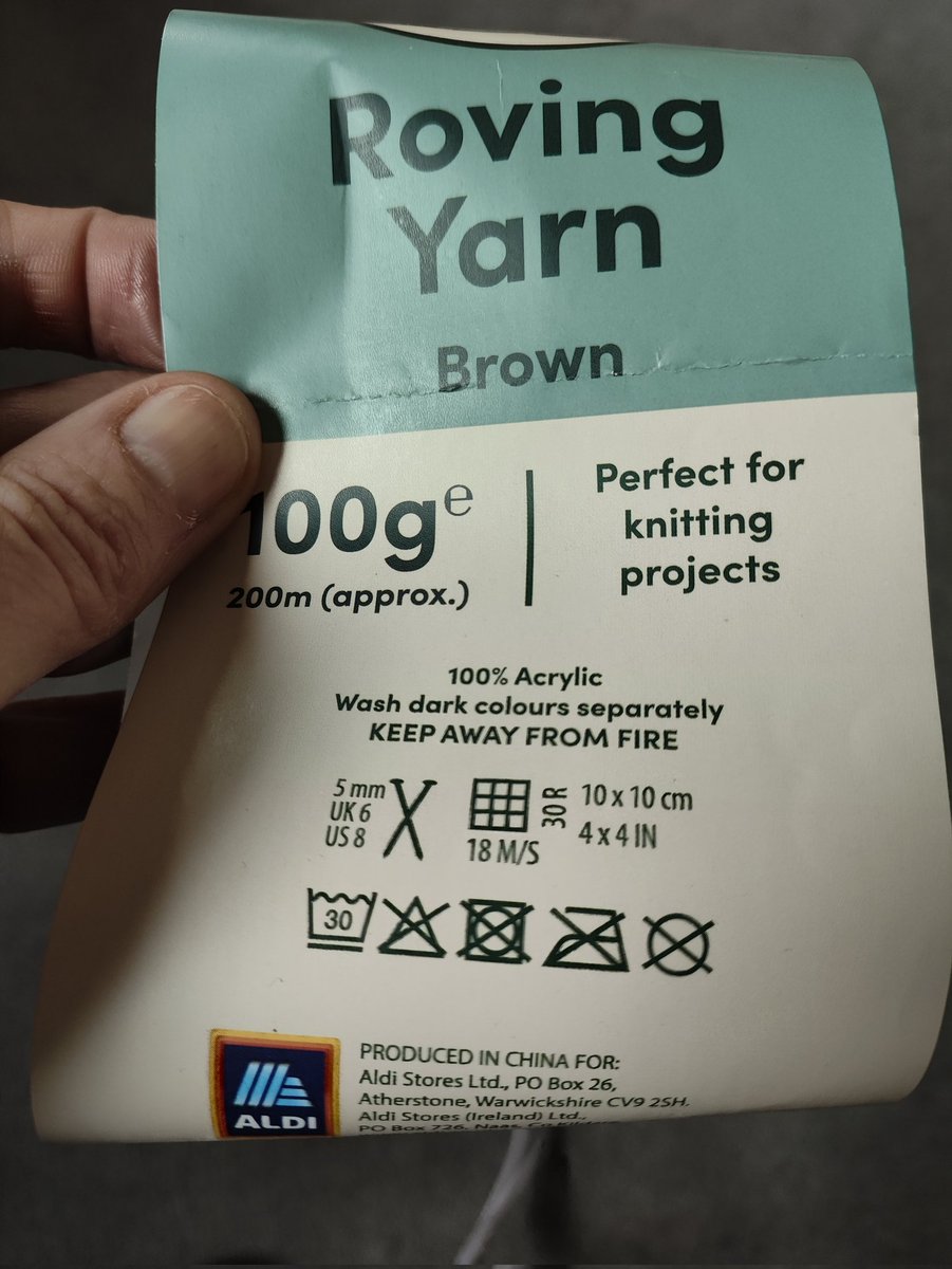 icklegwa's tweet photo. @AldiUK I bought this yarn in a store in Glasgow. Do you know where I could buy more? https://t.co/ejTp1r0kbn