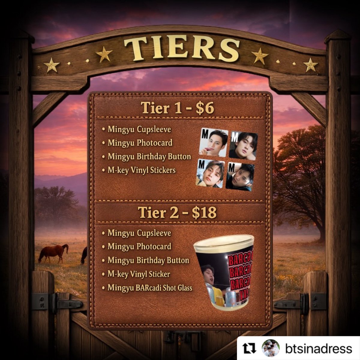 Repost @/btsinadress 
・・・
DFW and surrounding CARATS!!! WANTED: Cowboy Mingyu. REWARD: Photo ops, specialty drinks, trading, giveaways and more!!

Date: Saturday, April 4, 2026
Time: 12p-5p
Where: @/teatop_carrollton