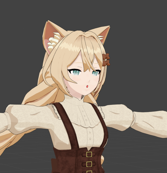 kix_mode14's tweet photo. VRMアドオンで線入れれた！
Unityも試してるから、実装までもう少し https://t.co/NMFfBwWBOX