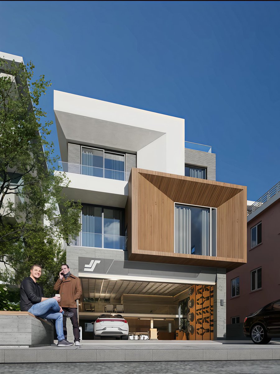 Kang411Yu's tweet photo. Bold concrete meets warm timber and soaring glass.
Dramatic cantilevers and a floating wooden box create striking visual tension.
Clean lines, rich textures, and perfect light —
a powerful architectural statement in the heart of the city.
DM me

#Luxurylnteriors #ModernDesign https://t.co/P1B3Qh0vVt