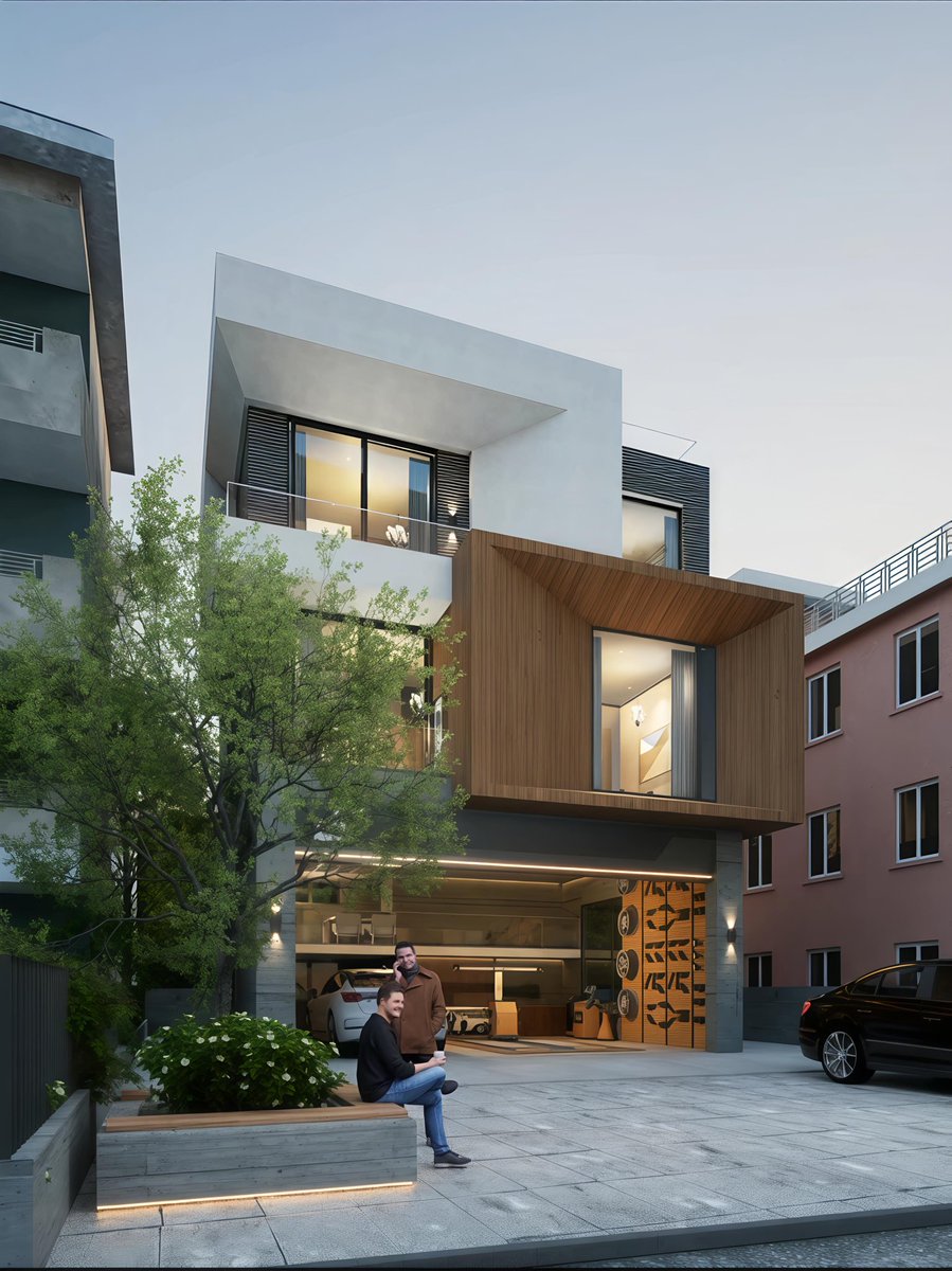 Kang411Yu's tweet photo. Bold concrete meets warm timber and soaring glass.
Dramatic cantilevers and a floating wooden box create striking visual tension.
Clean lines, rich textures, and perfect light —
a powerful architectural statement in the heart of the city.
DM me

#Luxurylnteriors #ModernDesign https://t.co/P1B3Qh0vVt