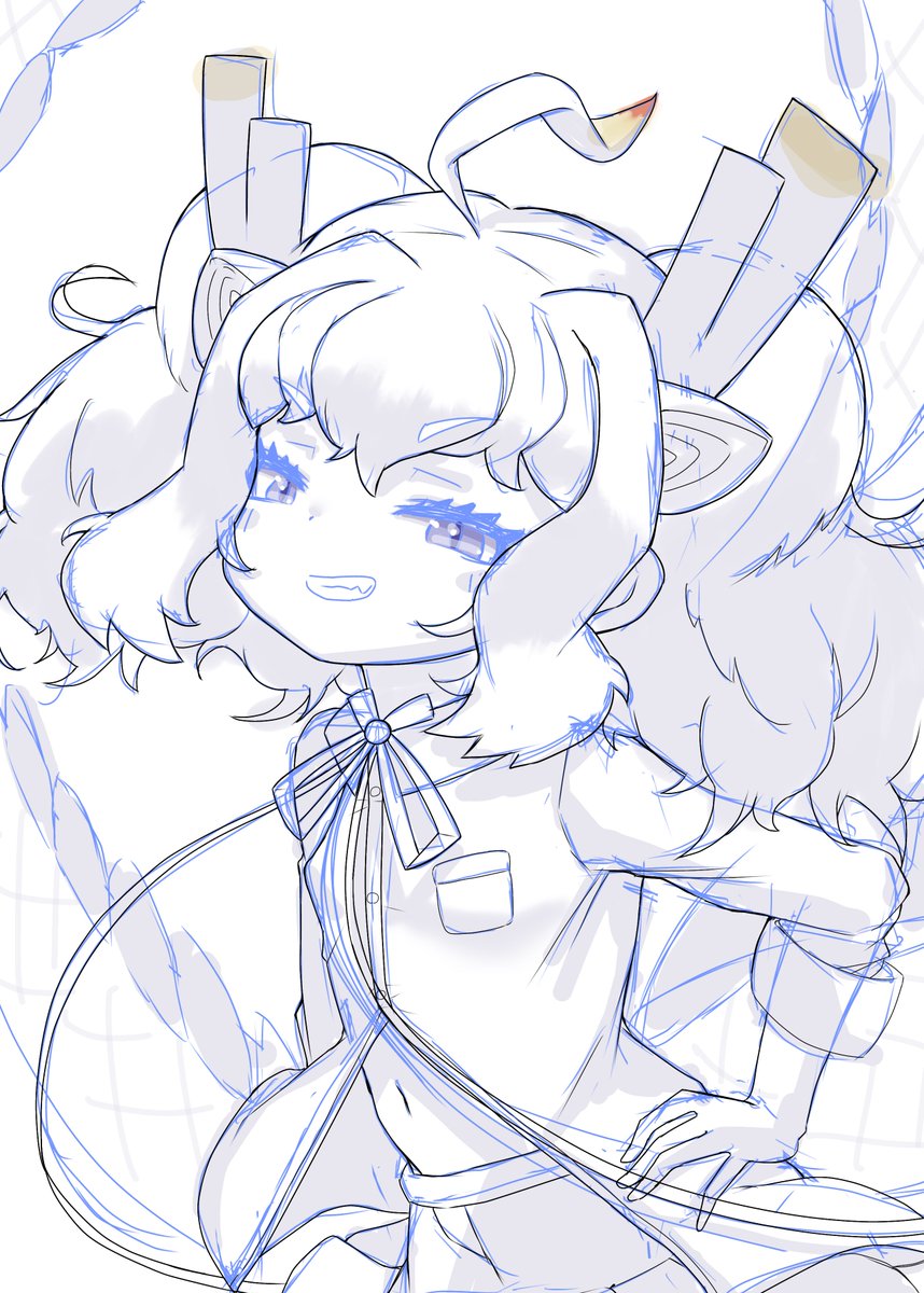 風邪拗らせて微熱が続いてて落書きもままならない