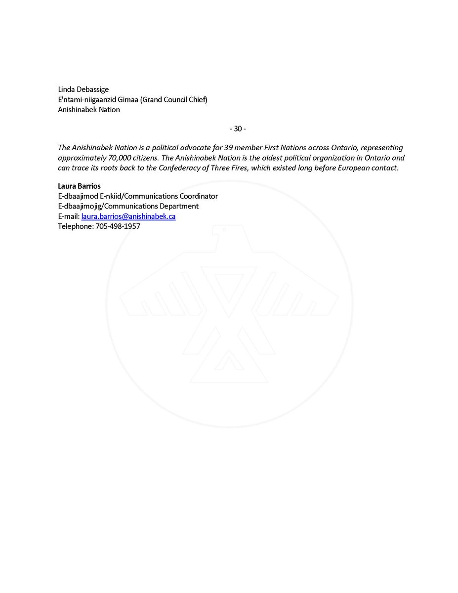 Anishinabek Nation tweet media